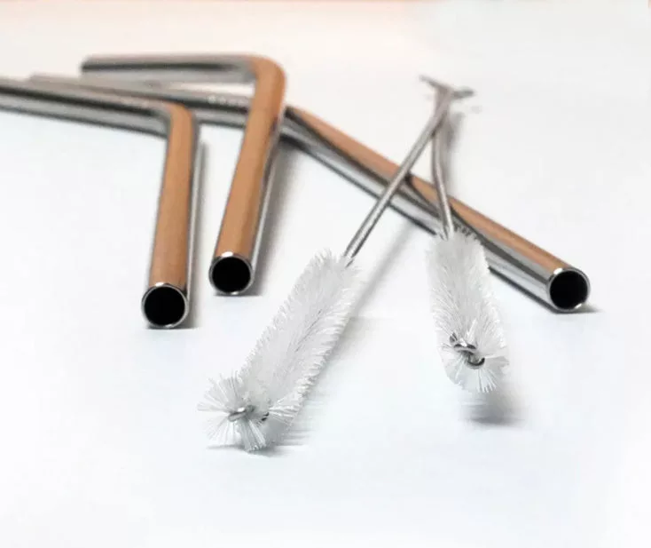 Straw Cleaning Brush S/2