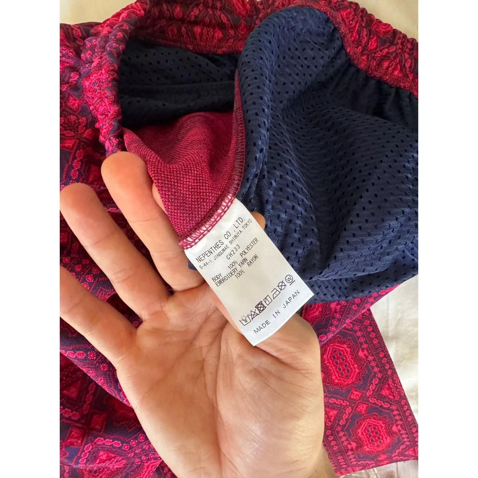 Needles Casual Pants Needles Gem Track Pants Red