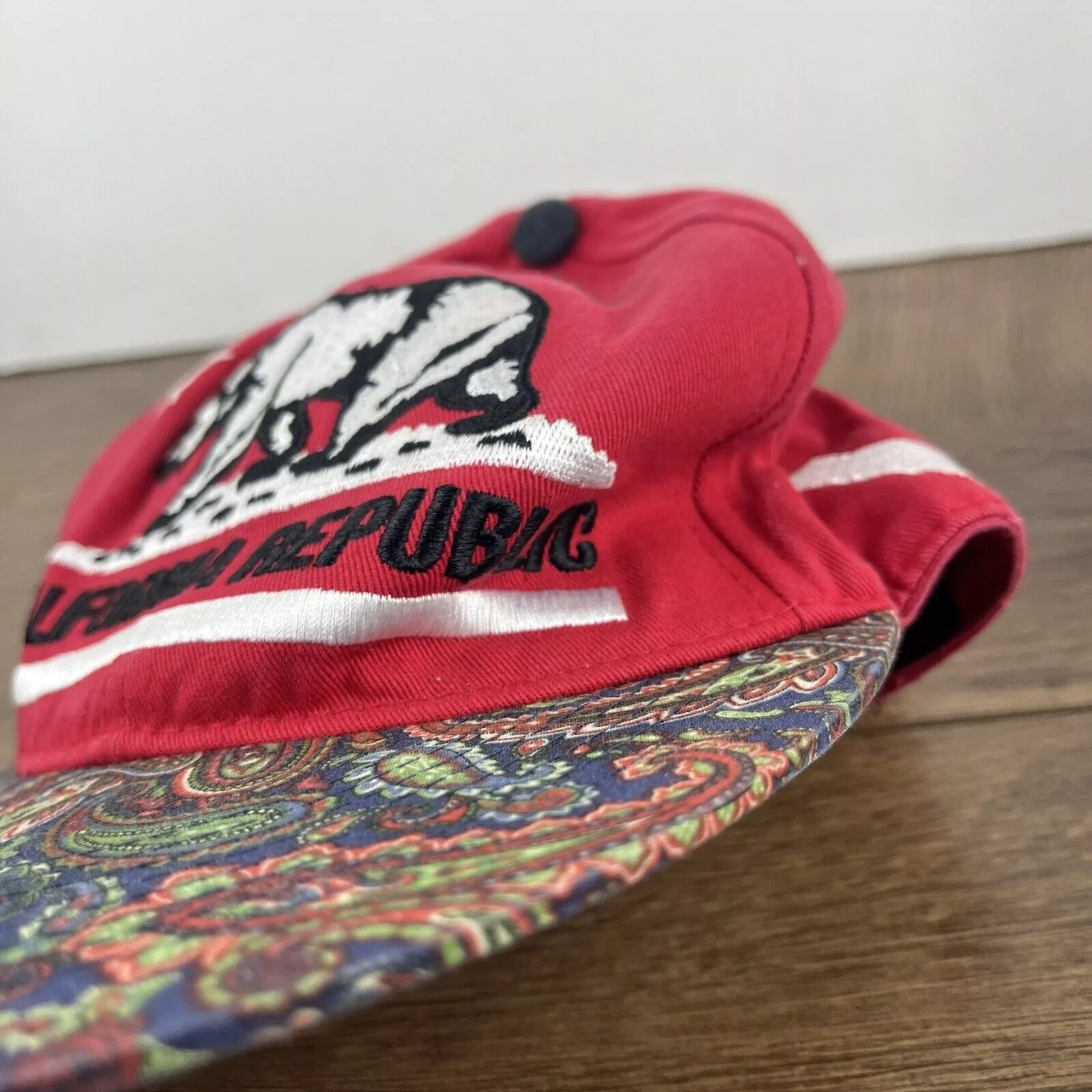 Other Hats Other California Republic Hat Red Cali Bear Red Hat Adjustable Sna