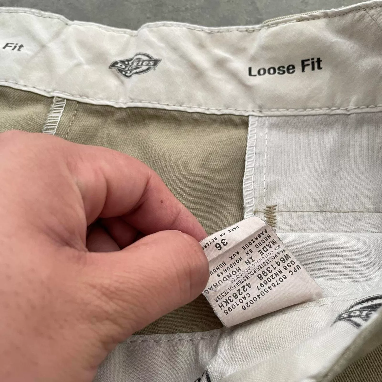 Dickies Shorts Dickies Khaki Flat Front Work Shorts Brown