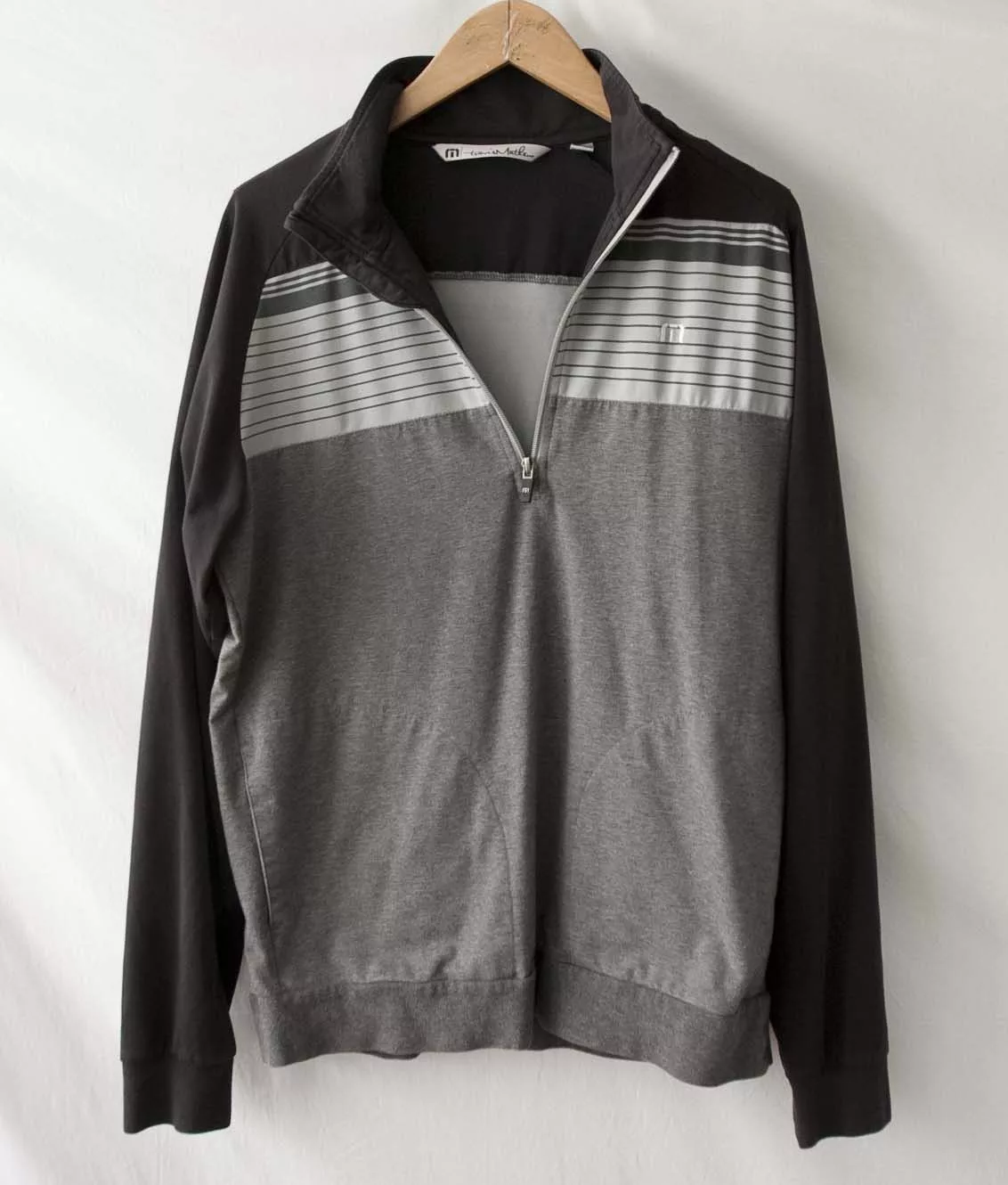 TravisMathew Light Jackets TravisMathew Travis Mathew Pullover 1/3 Zip Size M Gray