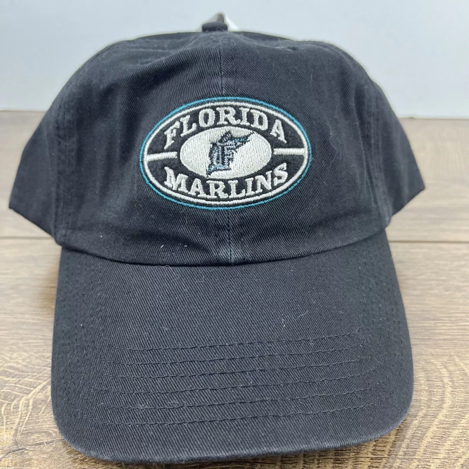 Other Hats Other Florida Marlins MLB Hat Marlins Black Hat Adjustable Black A