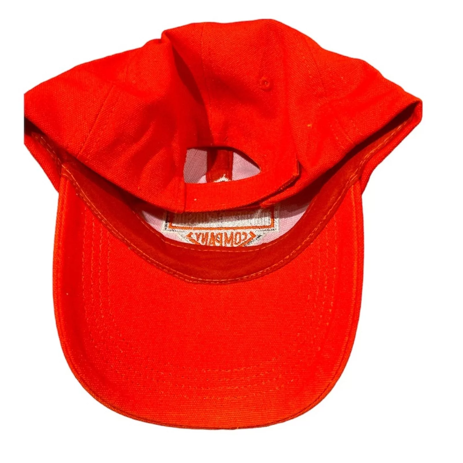 Harley Davidson Hats HARLEY DAVIDSON Orange Logo Baseball Cap Hat - Adjustable