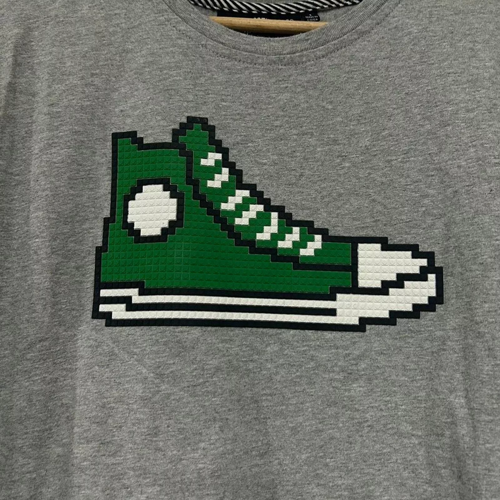 Mostly Heard Rarely Seen Short Sleeve T Shirts Mostly Heard Rarely Seen Converse Shoe Tee Shirt Gray