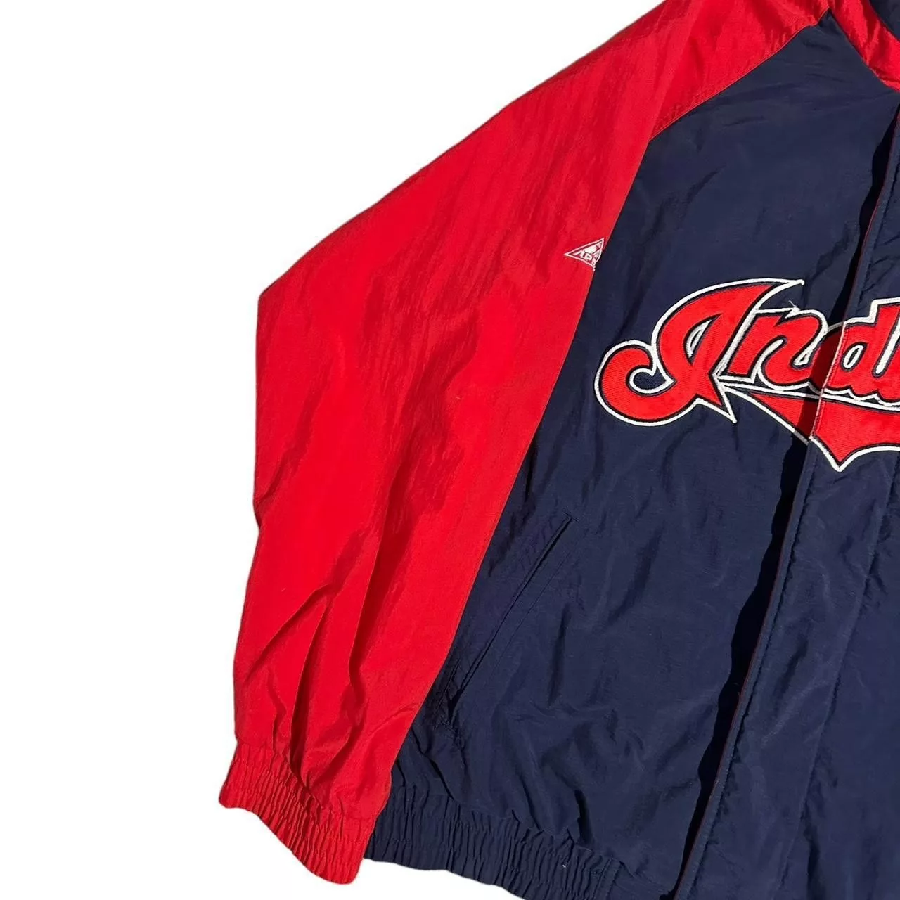 MLB Bombers MLB Vintage 90s Apex One Cleveland Indians Jacket Blue
