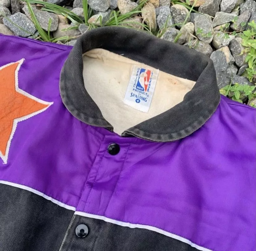 NBA Bombers NBA × Vintage Vintage Suns Phoenix Jacket Black