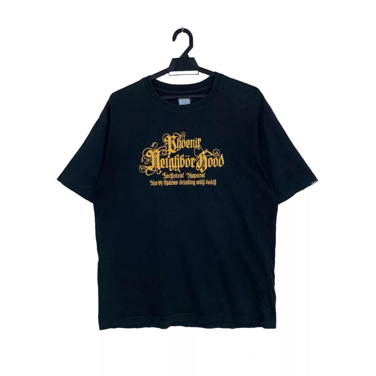Neighborhood Short Sleeve T Shirts Neighborhood × Vintage Neighborhood Ace Of Spades Tshirt Black