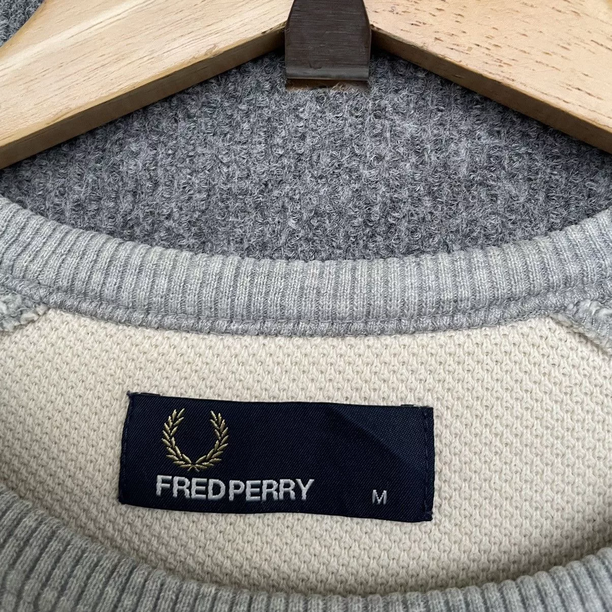 Fred Perry Sweatshirts Hoodies Y2K Fred Perry Basic Grey Crewneck Gray