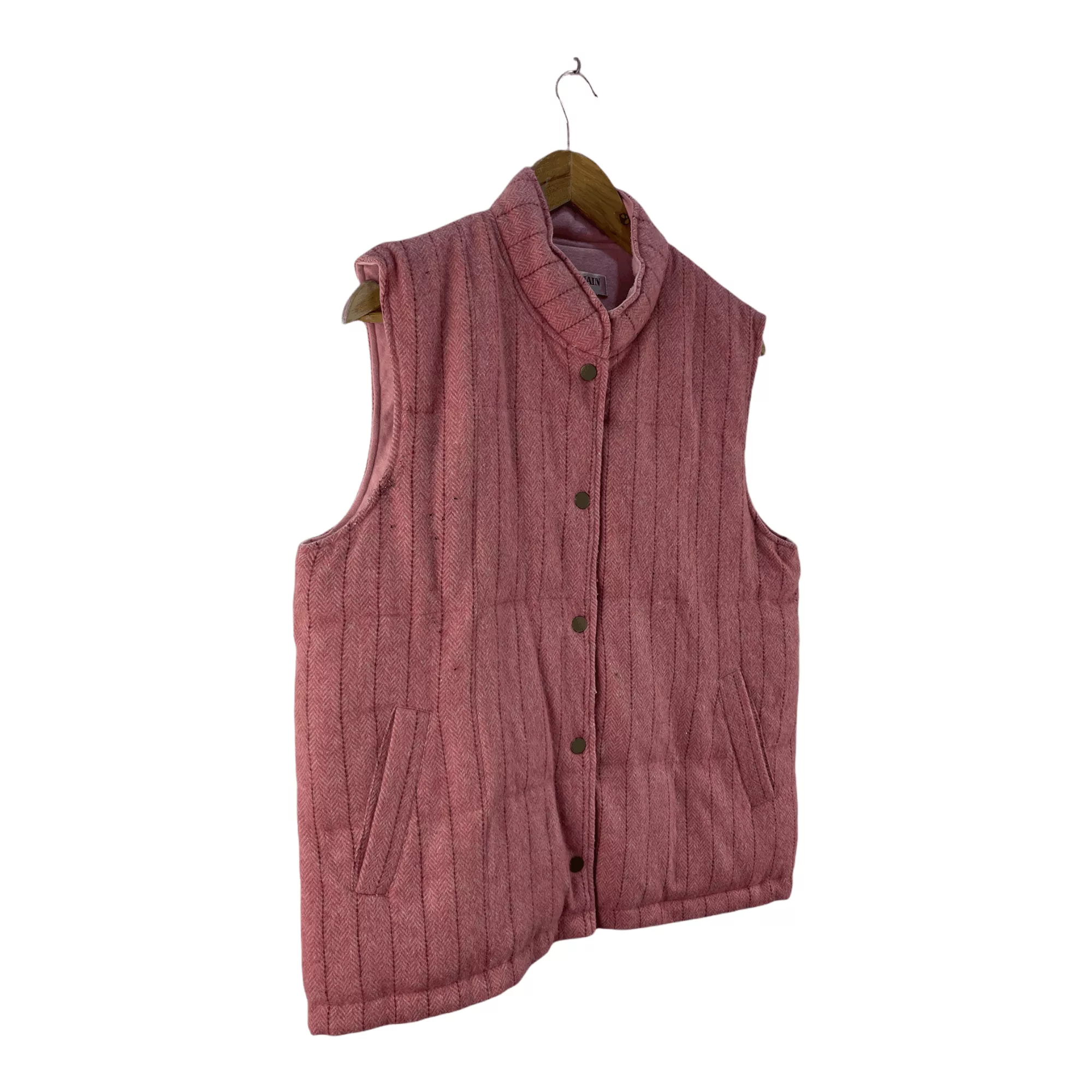 Balmain Vests Balmain Paris Wool Vest Pink