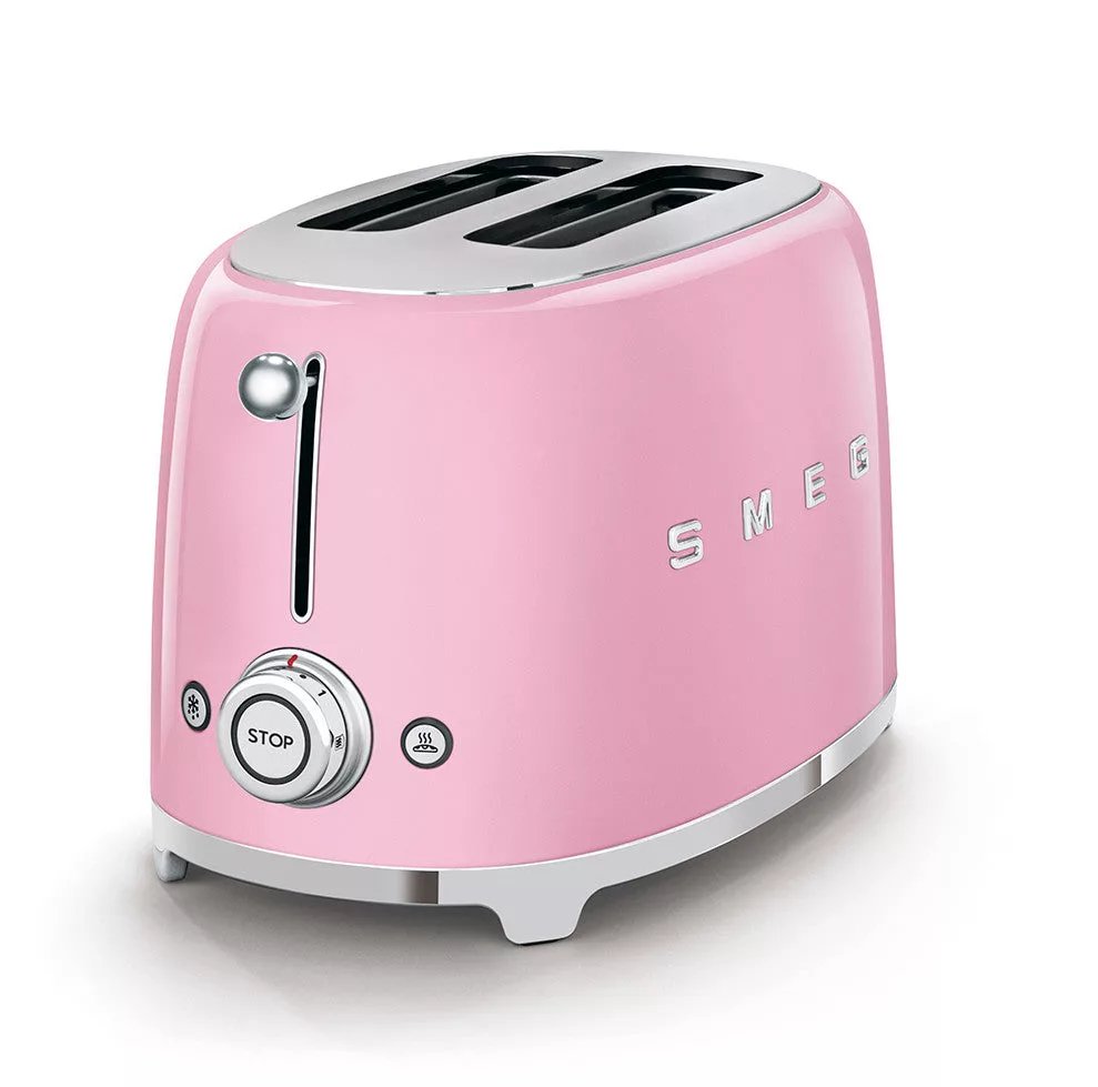 Pink 2 Slice Toaster
