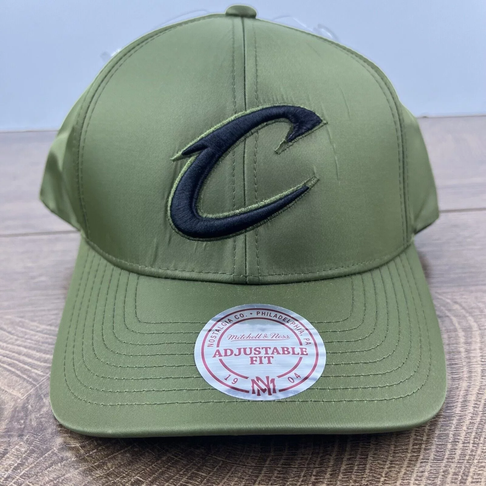Mitchell & Ness Hats Mitchell & Ness Cleveland Cavaliers Snapback Hat Green Adjustable Green Mitc