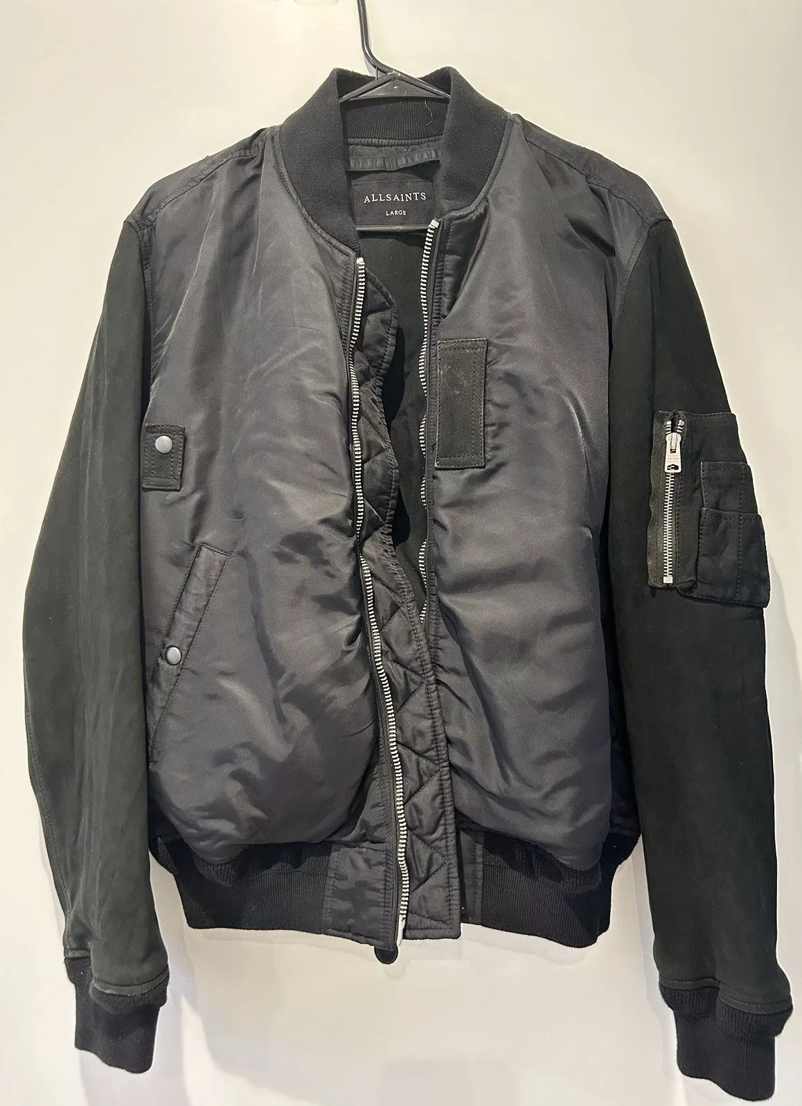 Allsaints Bombers Allsaints bomber Black