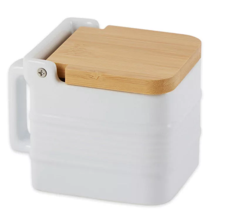 Stoneware Salt Box