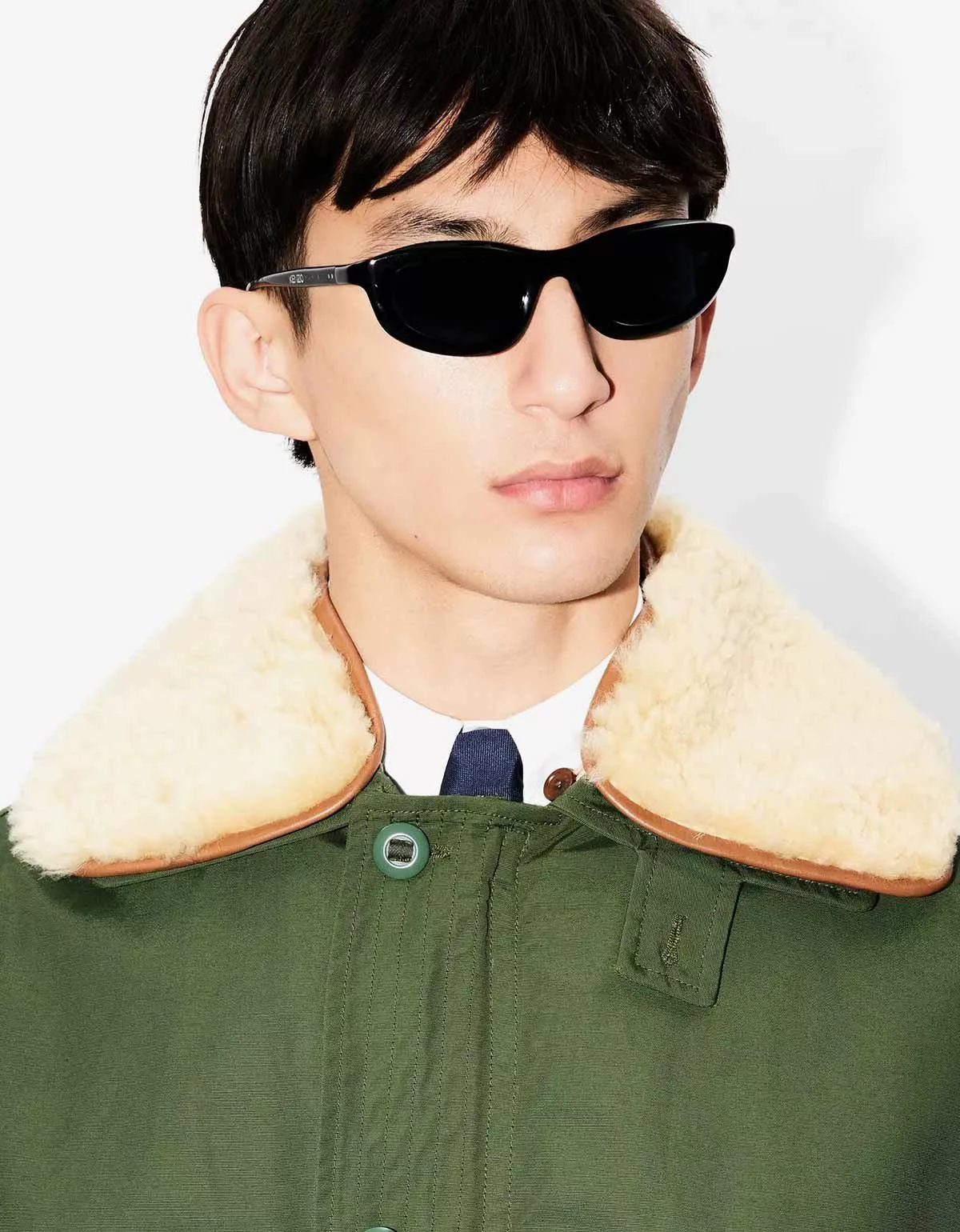 Kenzo Light Jackets Kenzo Green Army Flight Jacket