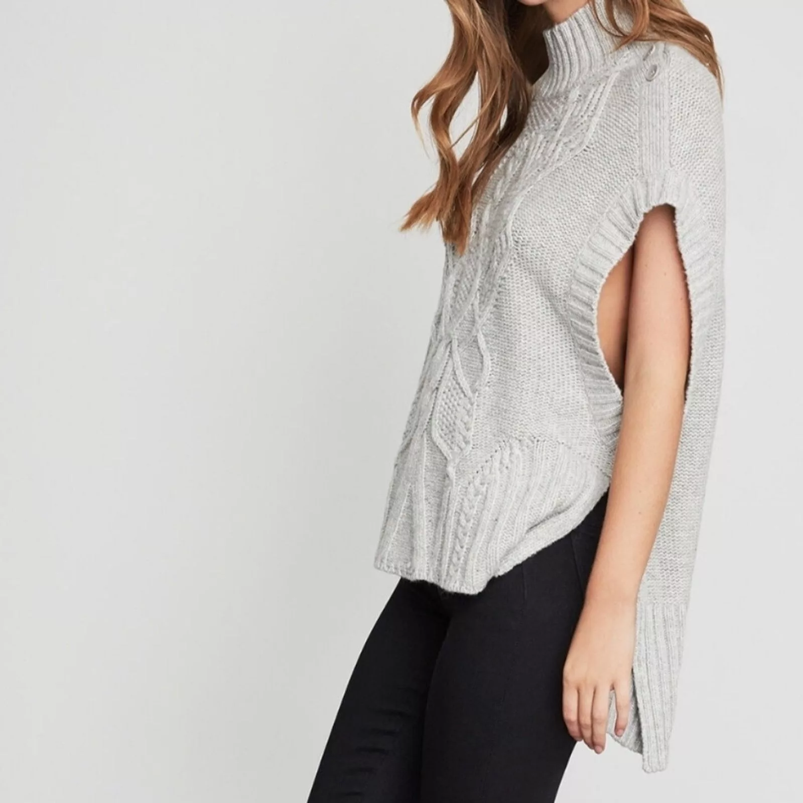 Bcbgmaxazria Sweaters MSRP$198 Bcbgmaxazria Sweater M/L Gray