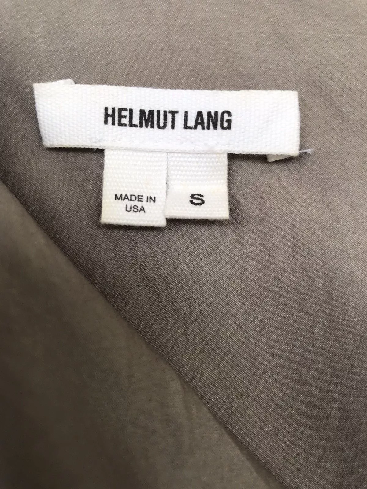 Helmut Lang Mini Dresses Helmut Lang Silk Shirt Multi Avant-Garde