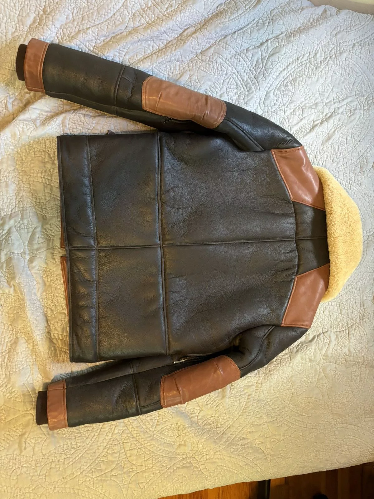 Other Leather Jackets Other Alps & meters leather ski jacket Black