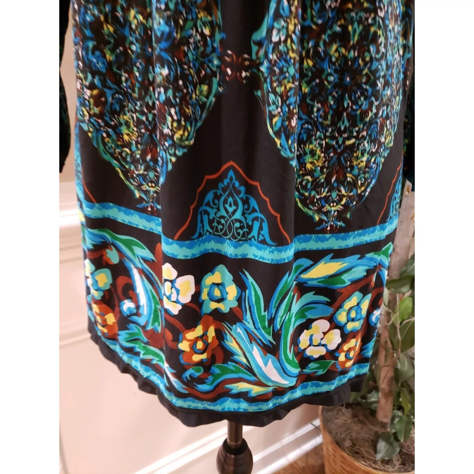 Other Blouses Other Kim Rogers Polyester Round Neck Long Sleeve Top Blouse Large Multi