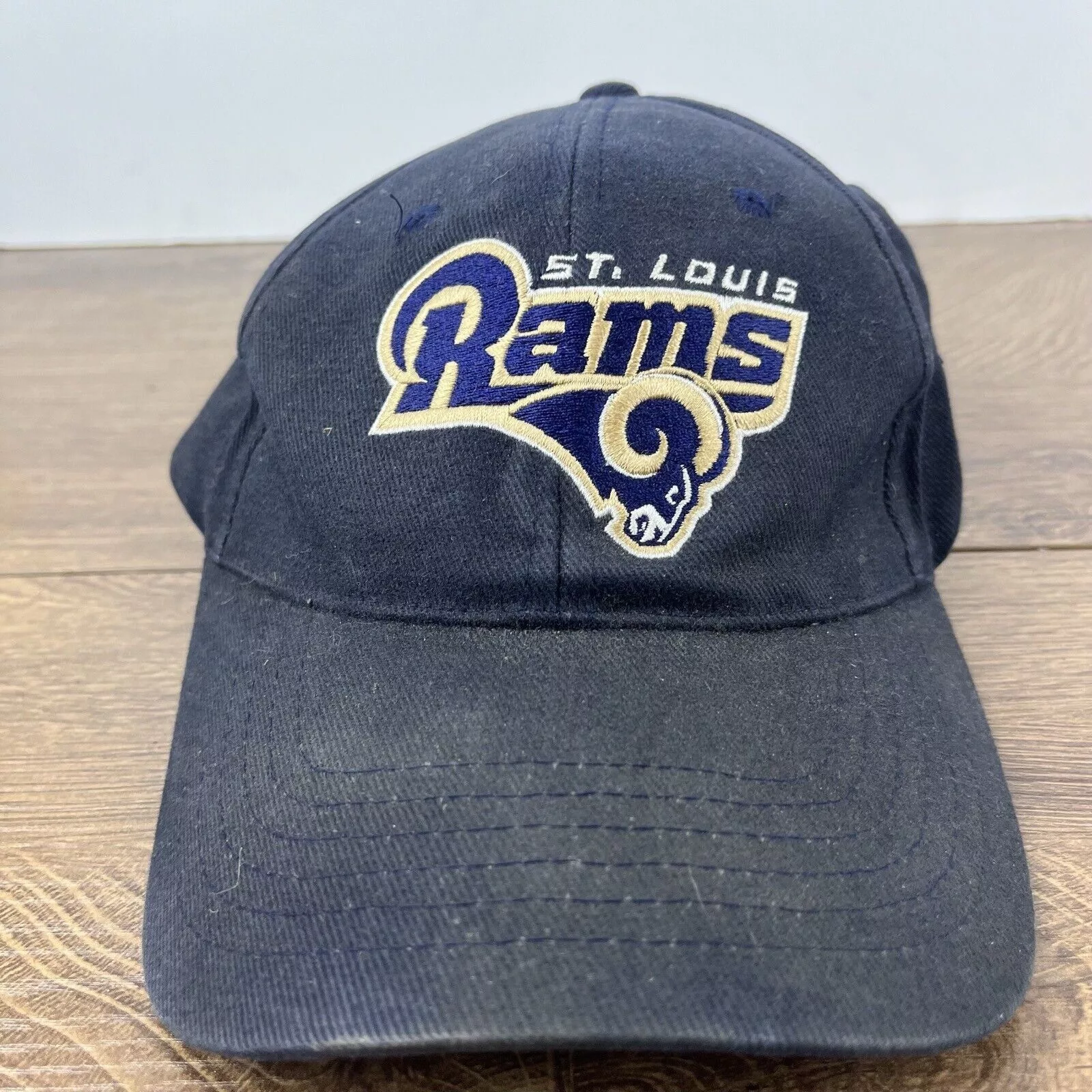 Other Hats Other St. Louis Rams Hat Blue Rams NFL Hat Blue Hat Adjustable Blu