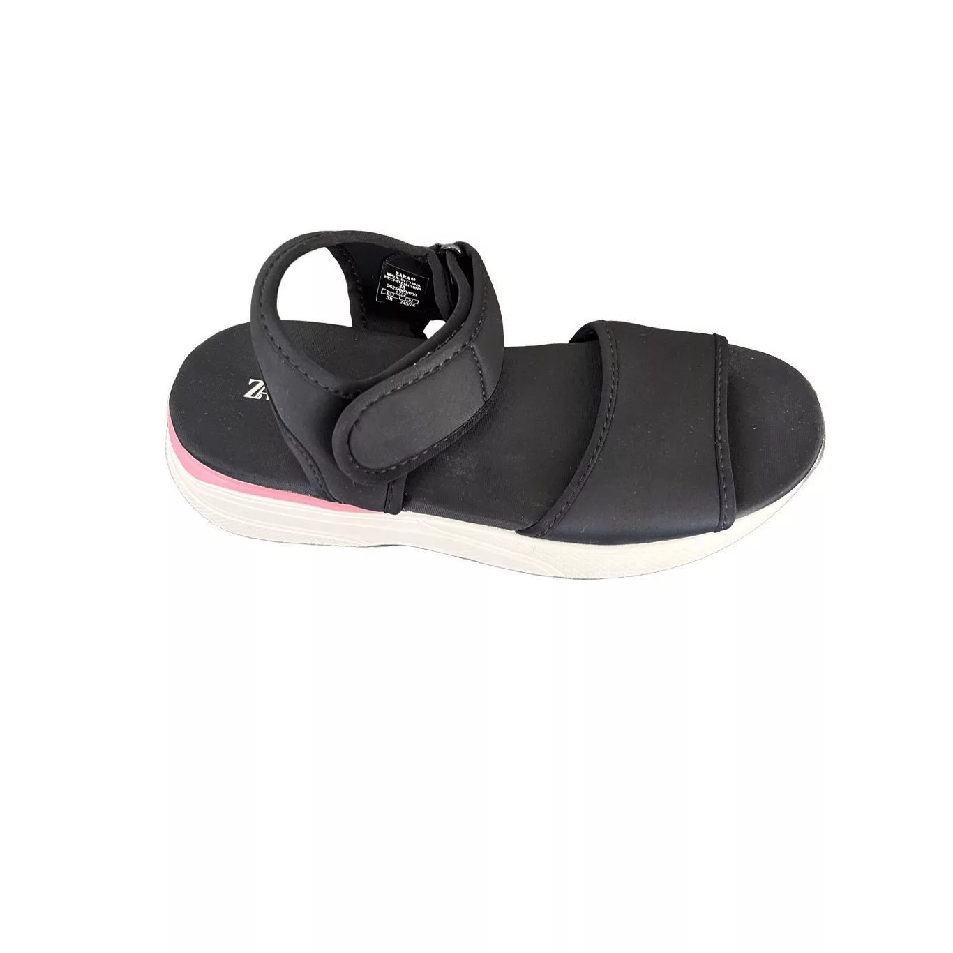 Zara Sandals ZARA Platform Wedge Sandals size 8 Black