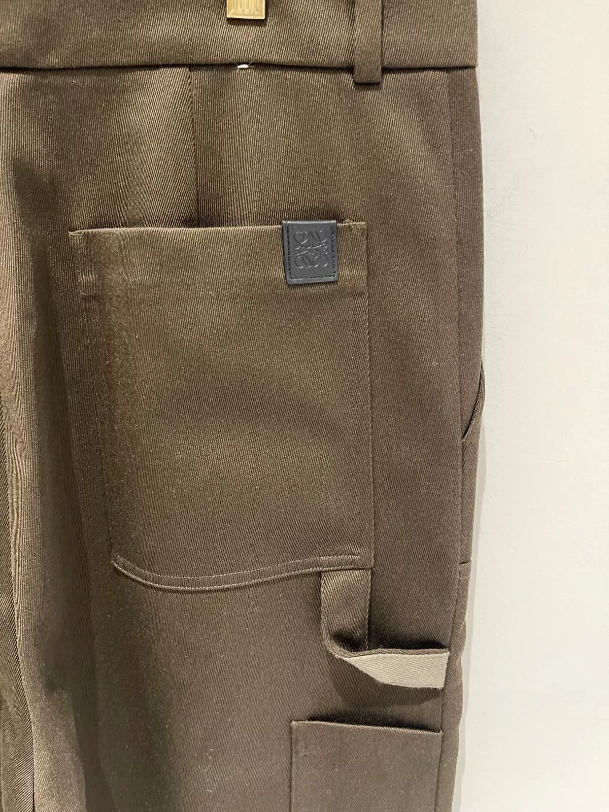 Loewe Casual Pants Loewe Khaki Trousers Green