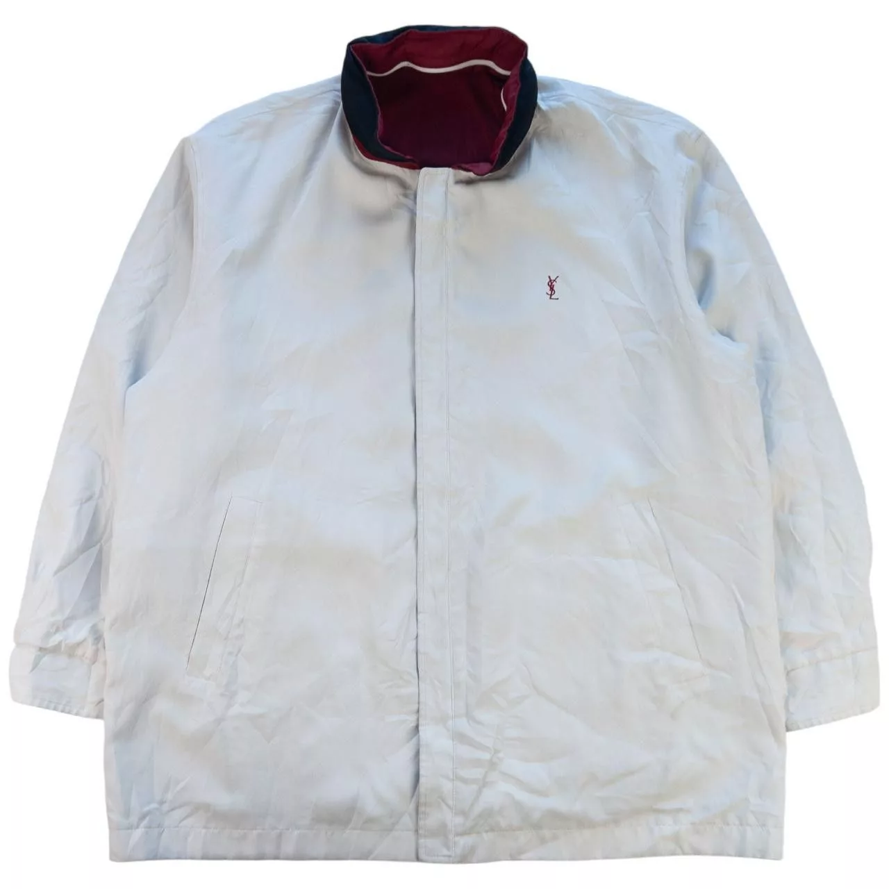 Yves Saint Laurent Light Jackets Vintage YSL Yves Saint Laurent Reversible Jacket Size XL Red