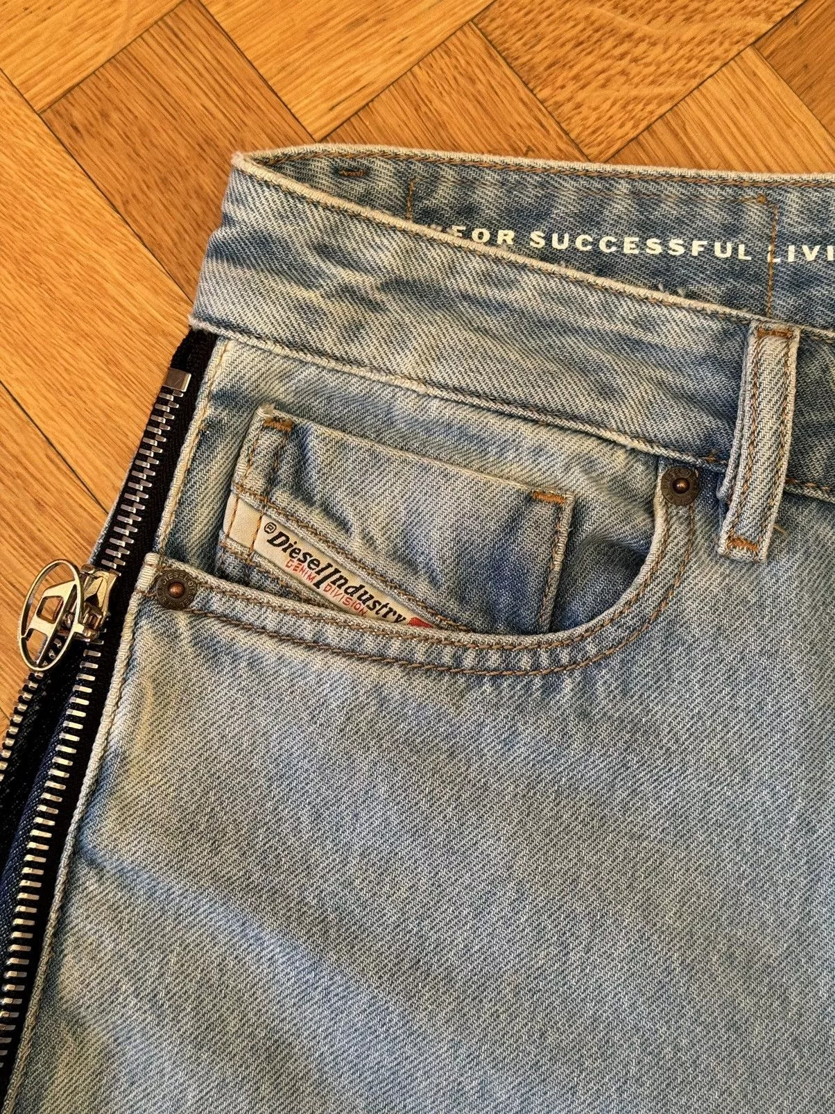 Diesel Denim DIESEL double zip DENIM Blue