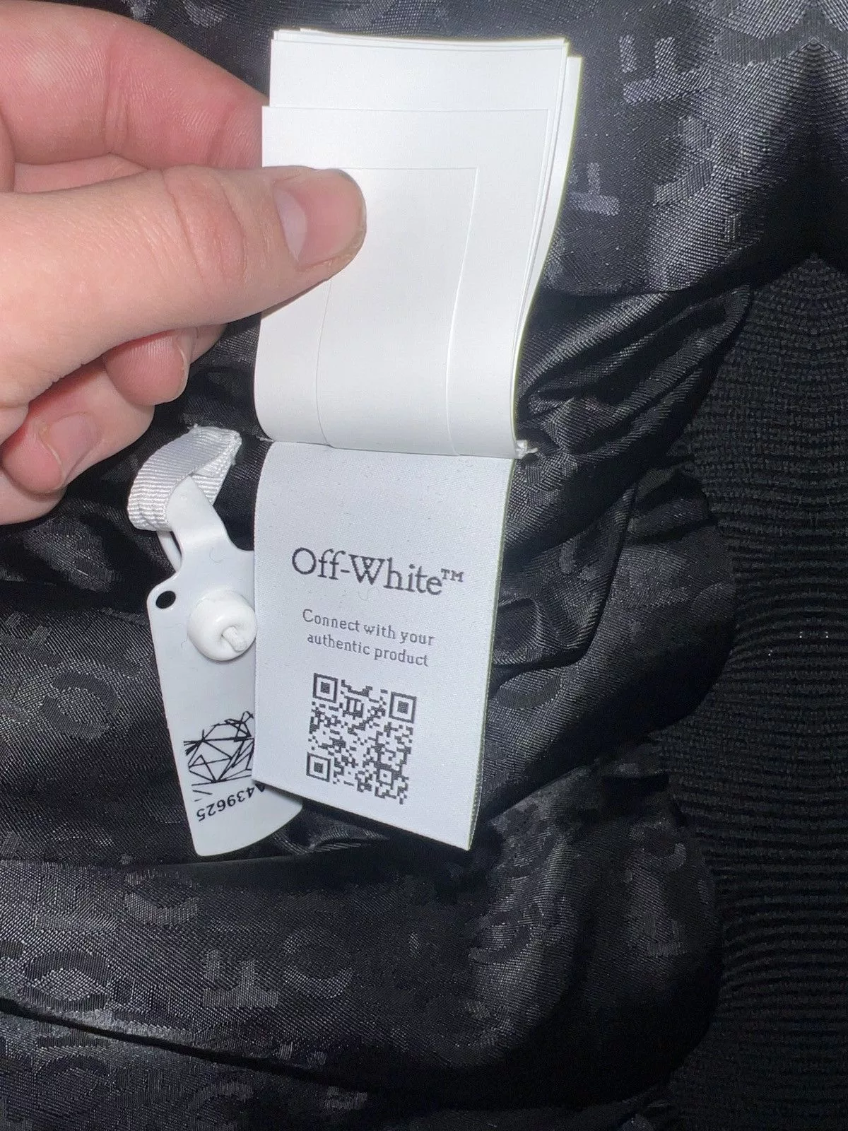 Off-White Bombers Off-White OFF WHITE- Moonphase Bomber Jacket Black