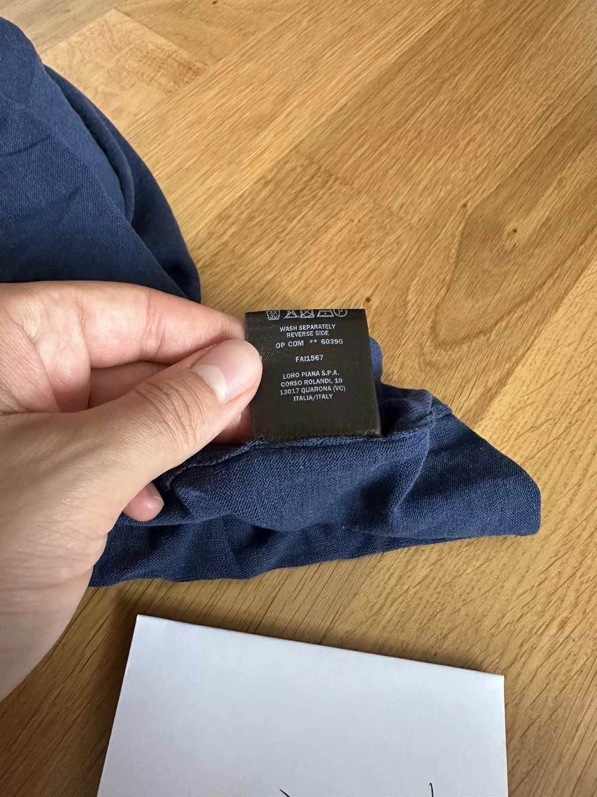Loro Piana Polos Loro Piana Polo Buttonless Blue