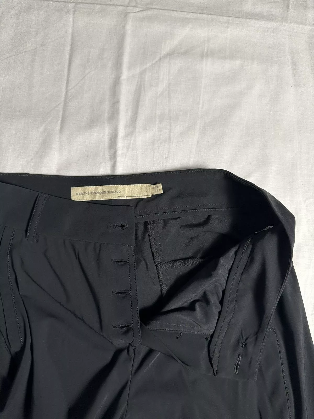Designer Pants Designer × Marithe + Francois Girbaud 1980s Marithe Francois Girbaud pants avant garde Opium Y2K Black Vintage