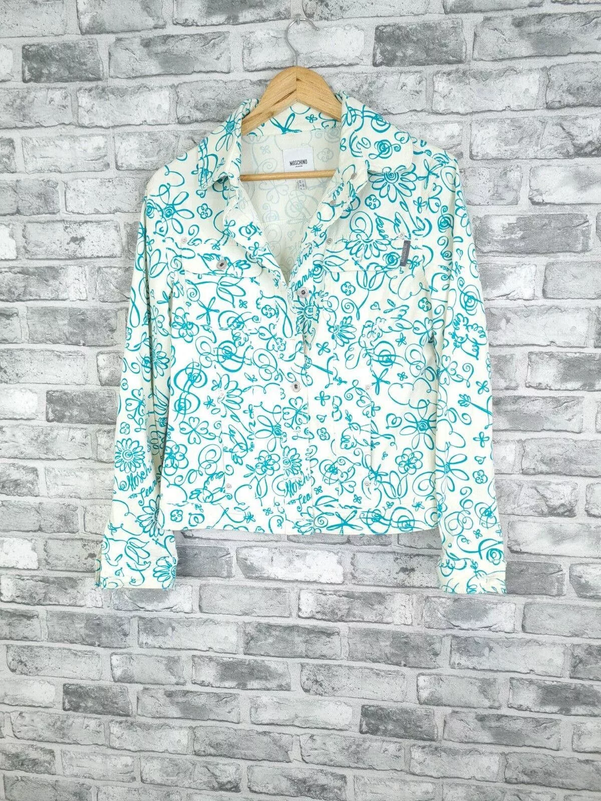 Moschino Jackets Moschino Jeans Jacket Size 14 RARE Blue