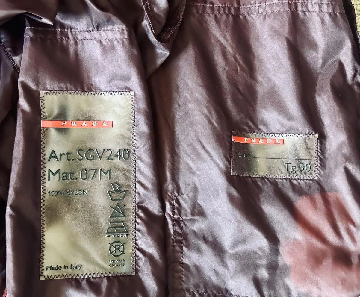 Prada Light Jackets Prada Sport Red