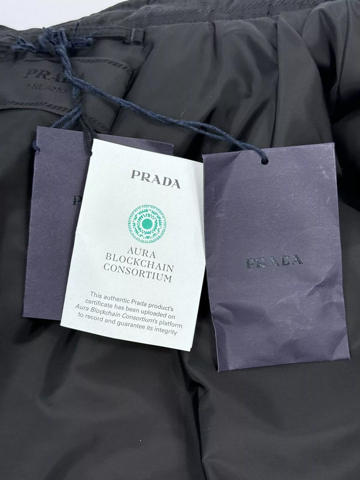 Prada Leather Jackets PRADA PRINT JACKET Black