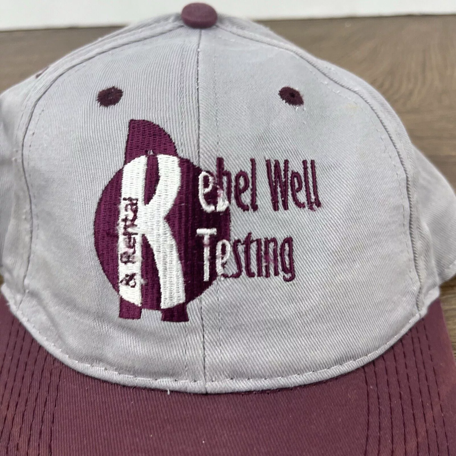 Other Hats Other Rebel Well Testing Hat Snapback Hat Gray Adjustable Hat Adul