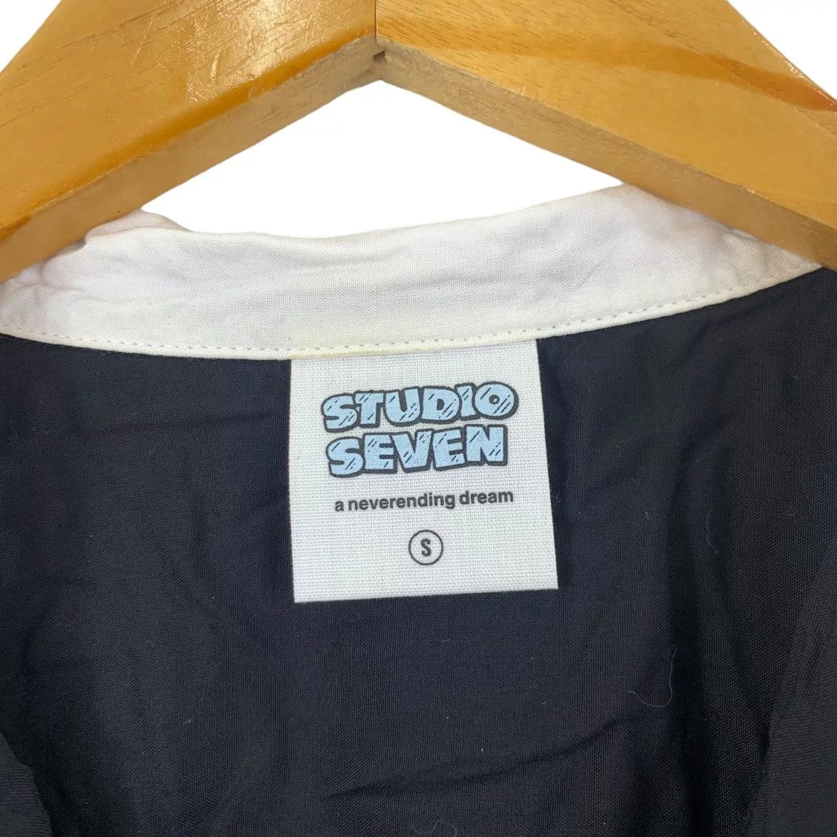 GU Short Sleeve T Shirts GU × Studio Seven GU x STUDIO SEVEN Never Ending Dream Casual Tee Shirt Black