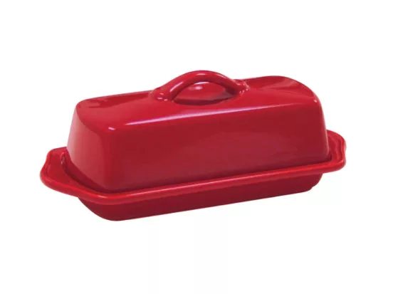 Chantal Red Butter Dish