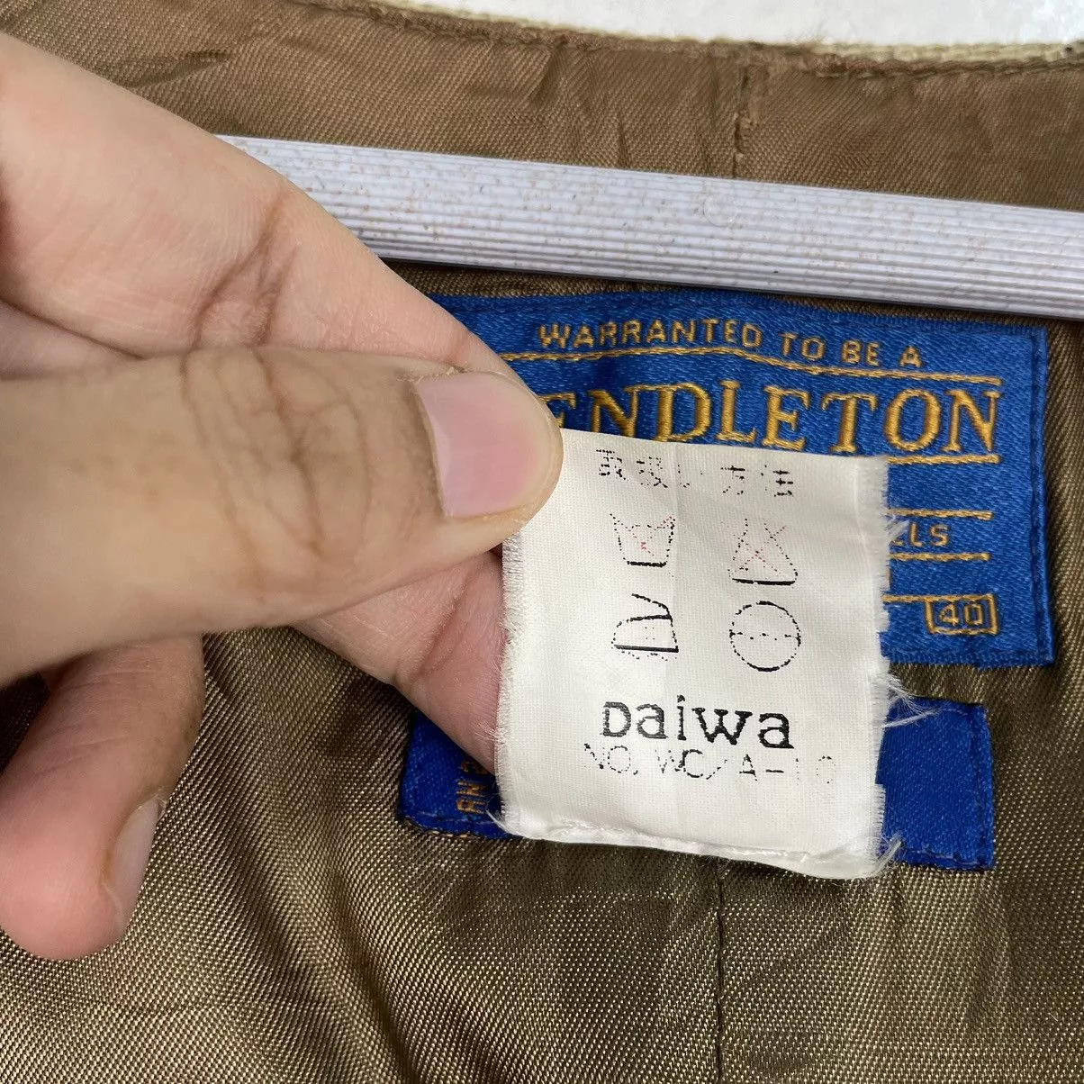Pendleton Vests Pendleton 💥NAVAJO WESTERN BUTTON VEST Brown