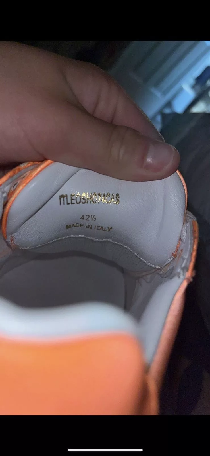 Burberry Low Top Sneakers Burberry low’s Orange