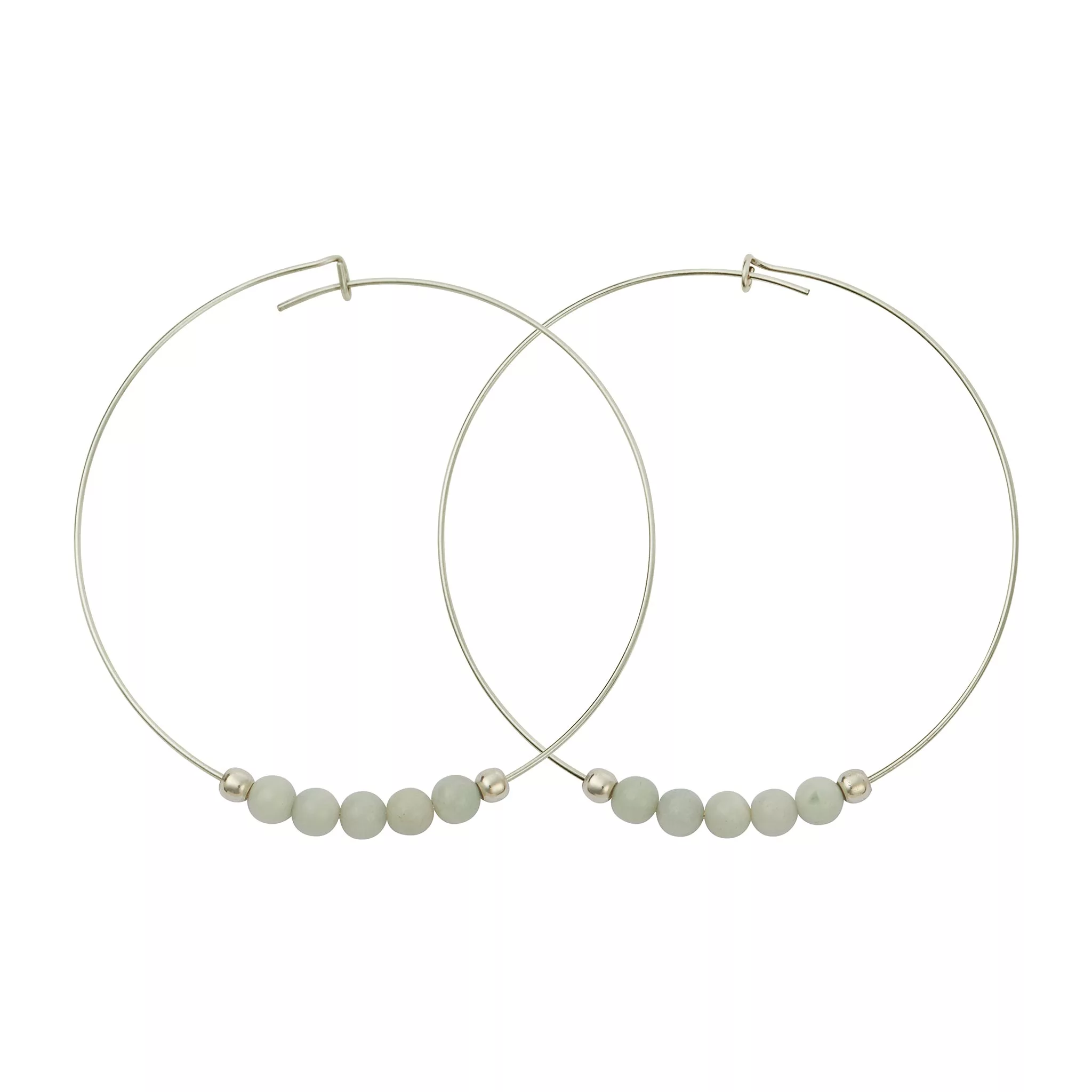 Multi Gemstone Hoops