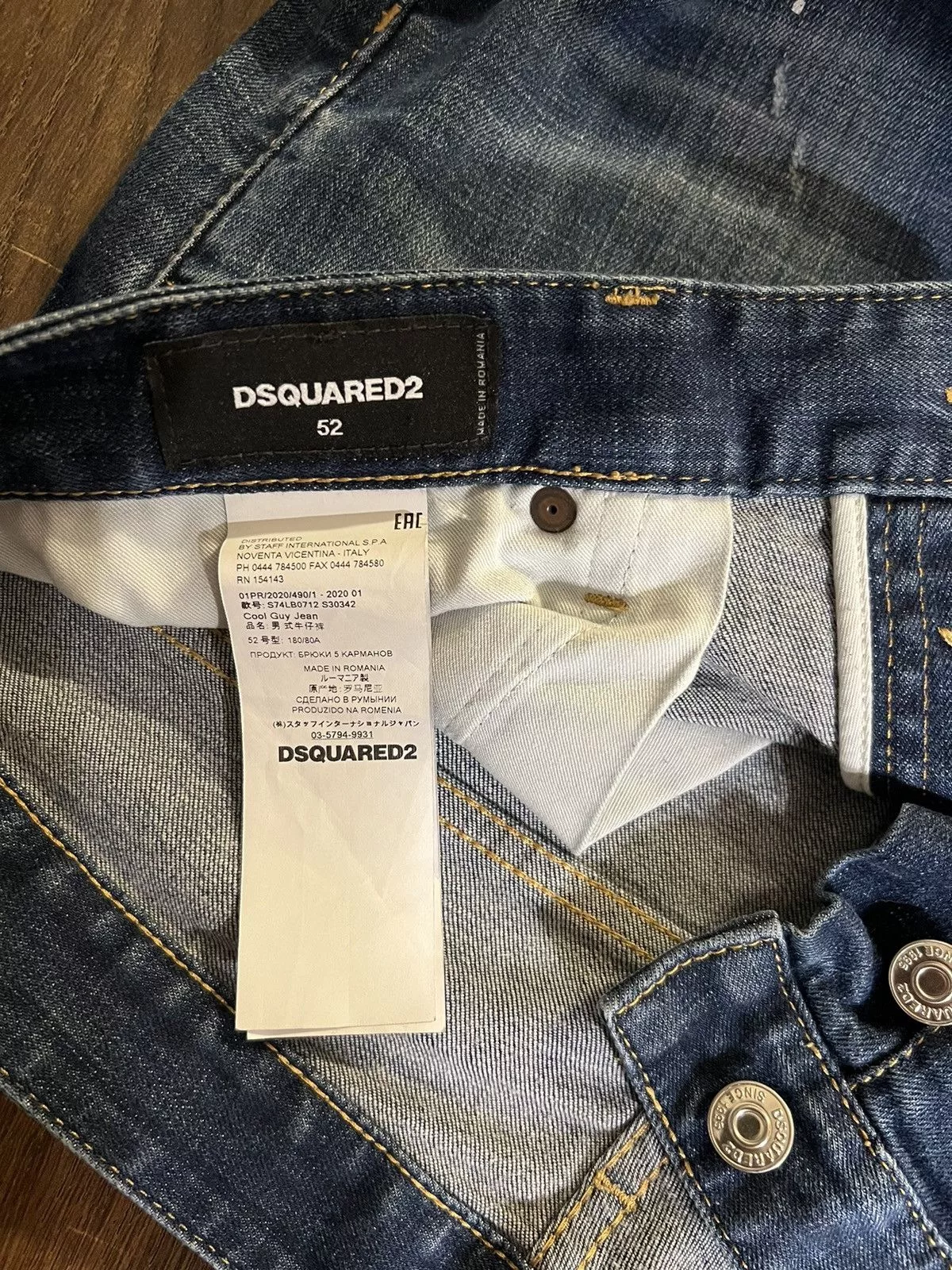 Dsquared2 denim jeans Blue