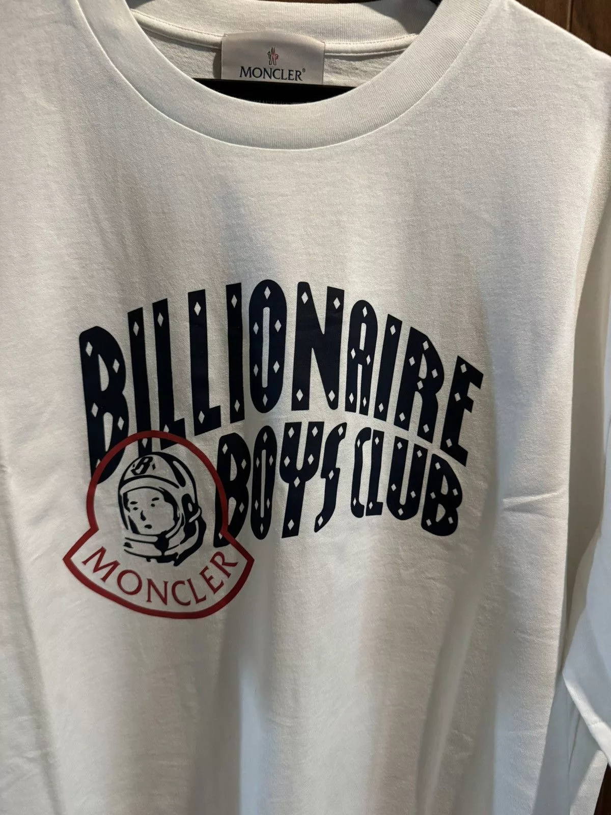Moncler Short Sleeve T Shirts Moncler x BBC t shirt White