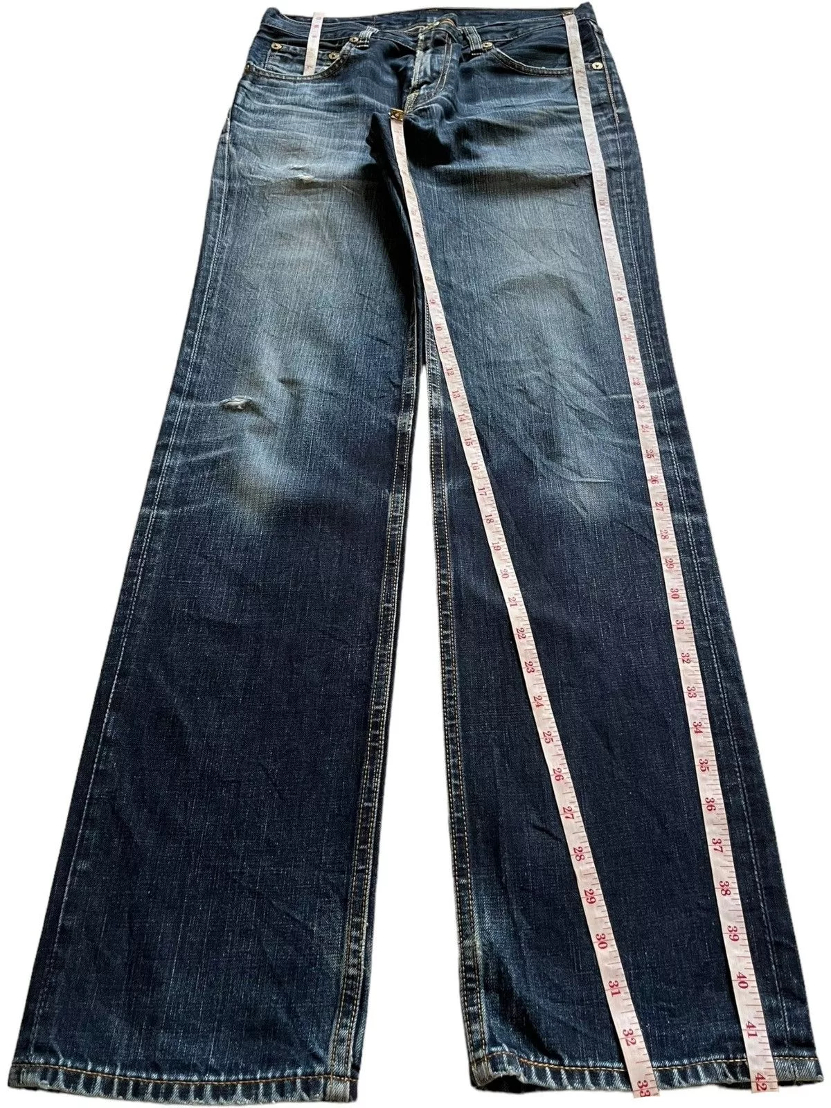 Levi's Denim Levi's × Levi's Vintage Clothing SALES 🔥 Vintage 90s Levis 602 Blue Denim Wash Distress Jean