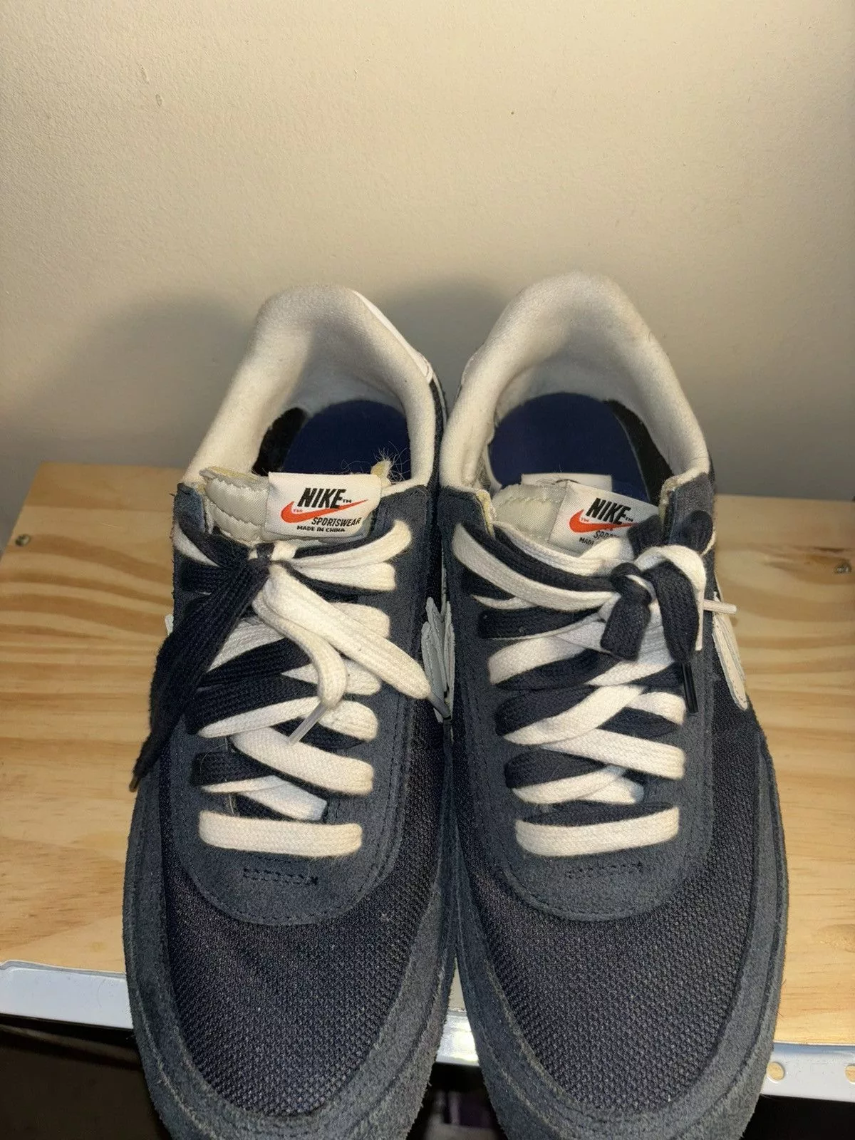 Nike Low Top Sneakers Nike LDV waffle fragment design blue void
