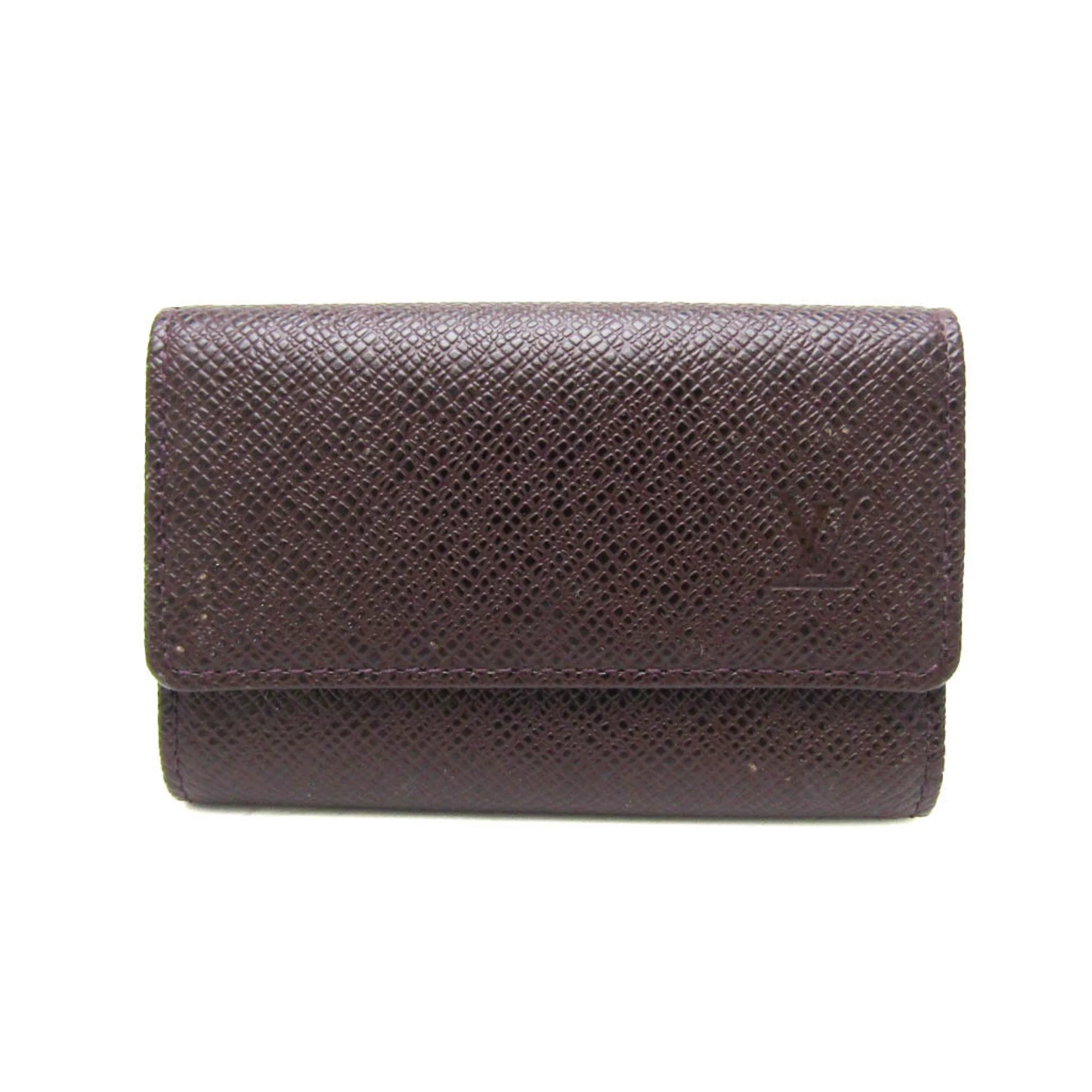 Louis Vuitton Miscellaneous Louis Vuitton Taiga Multicle 6 M30536 Men,Women Taiga Leather Key Case Acajou