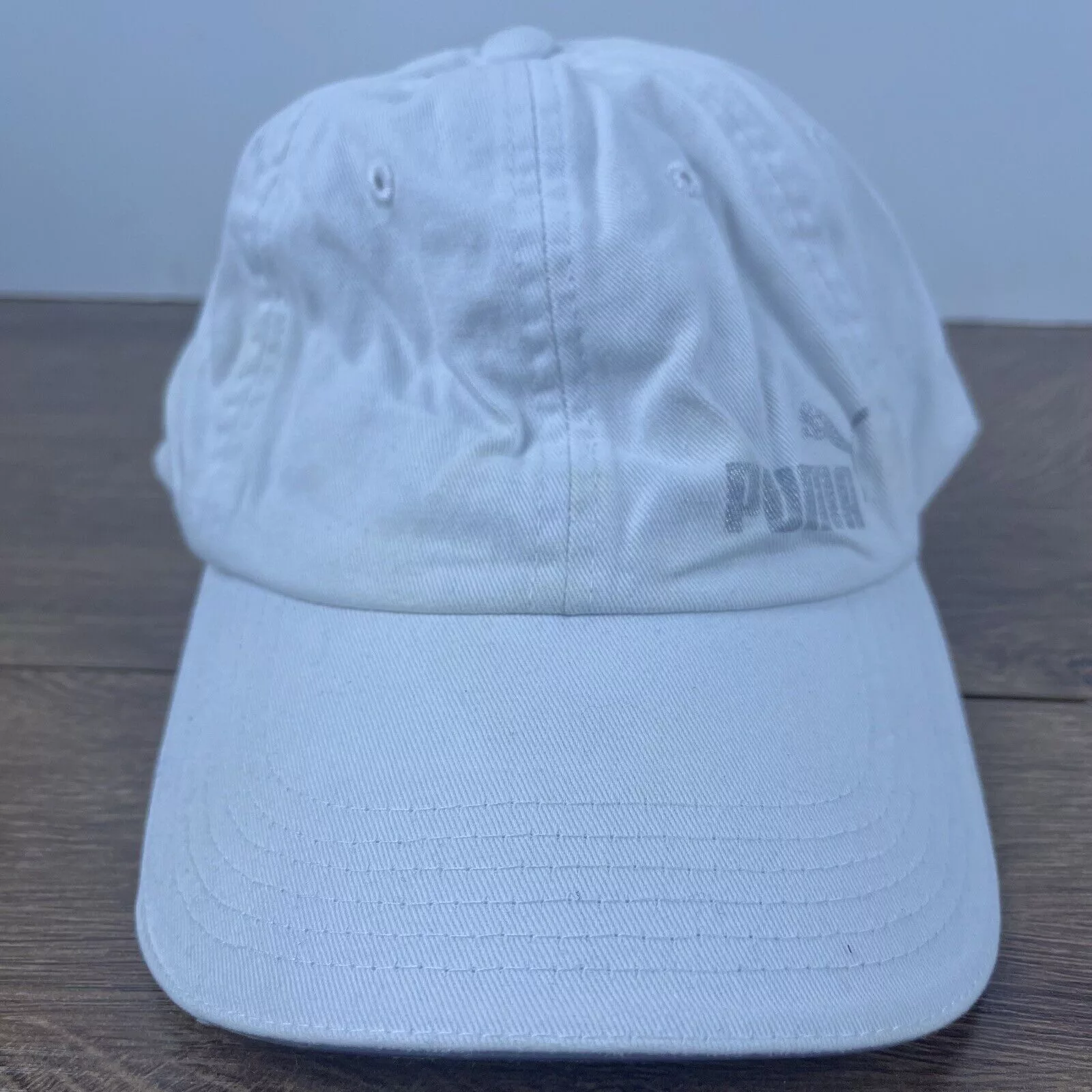 Puma Hats PUMA Hat White Puma Athletic Hat White Hat Adjustable Adult