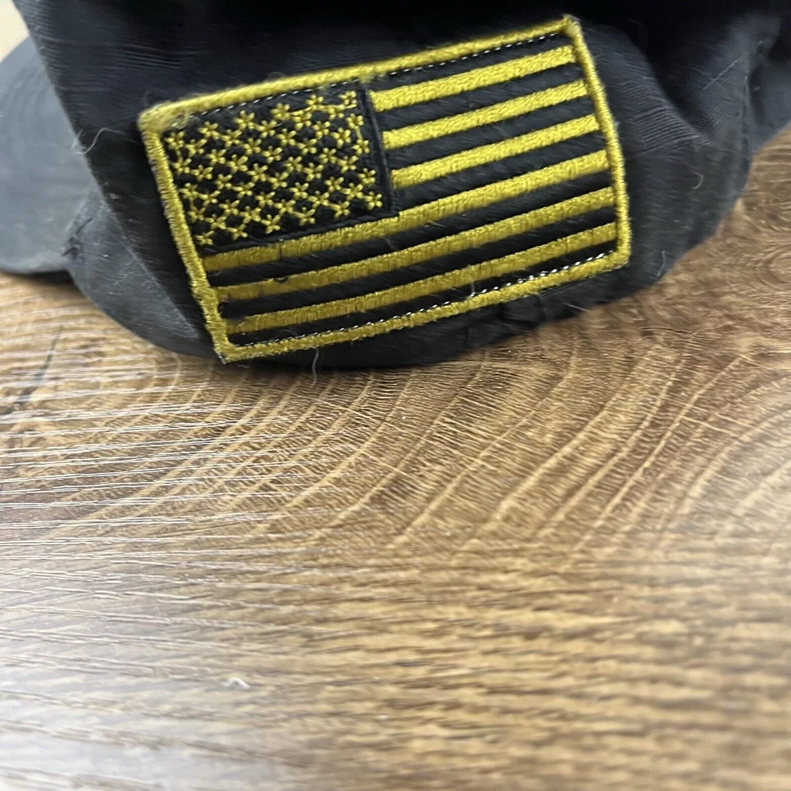 Other Hats Other Patch Hat USA Flag Patch Hat Black Adjustable Hat Black Adul