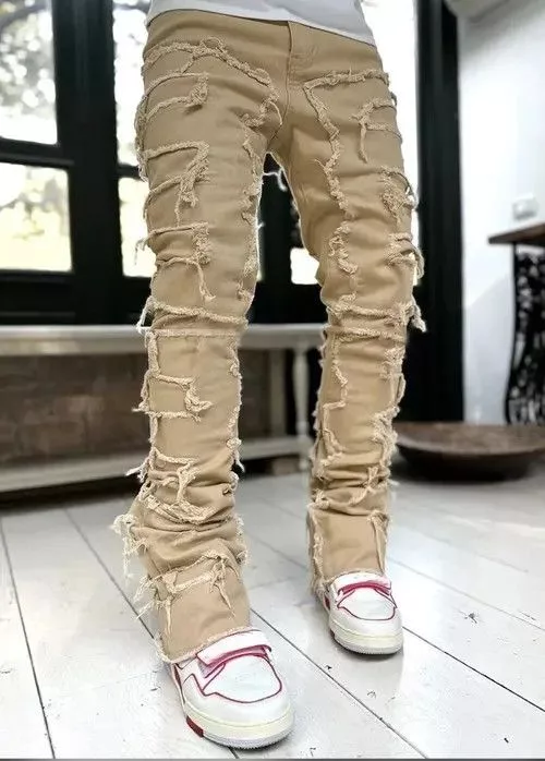 Other Denim Other Khakis Color Heavyweight Streetwise Stretch Patch Denim Pant Brown Streetwear