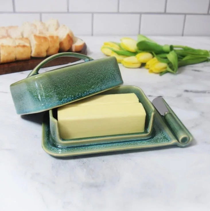 Green Porcelain Butterie