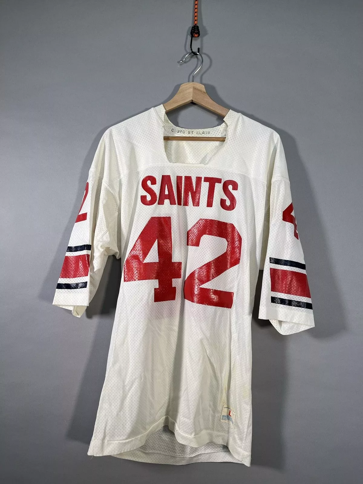 Champion Jerseys Champion × Vintage Vintage Saints Champion Hockey Jersey White Sportswear