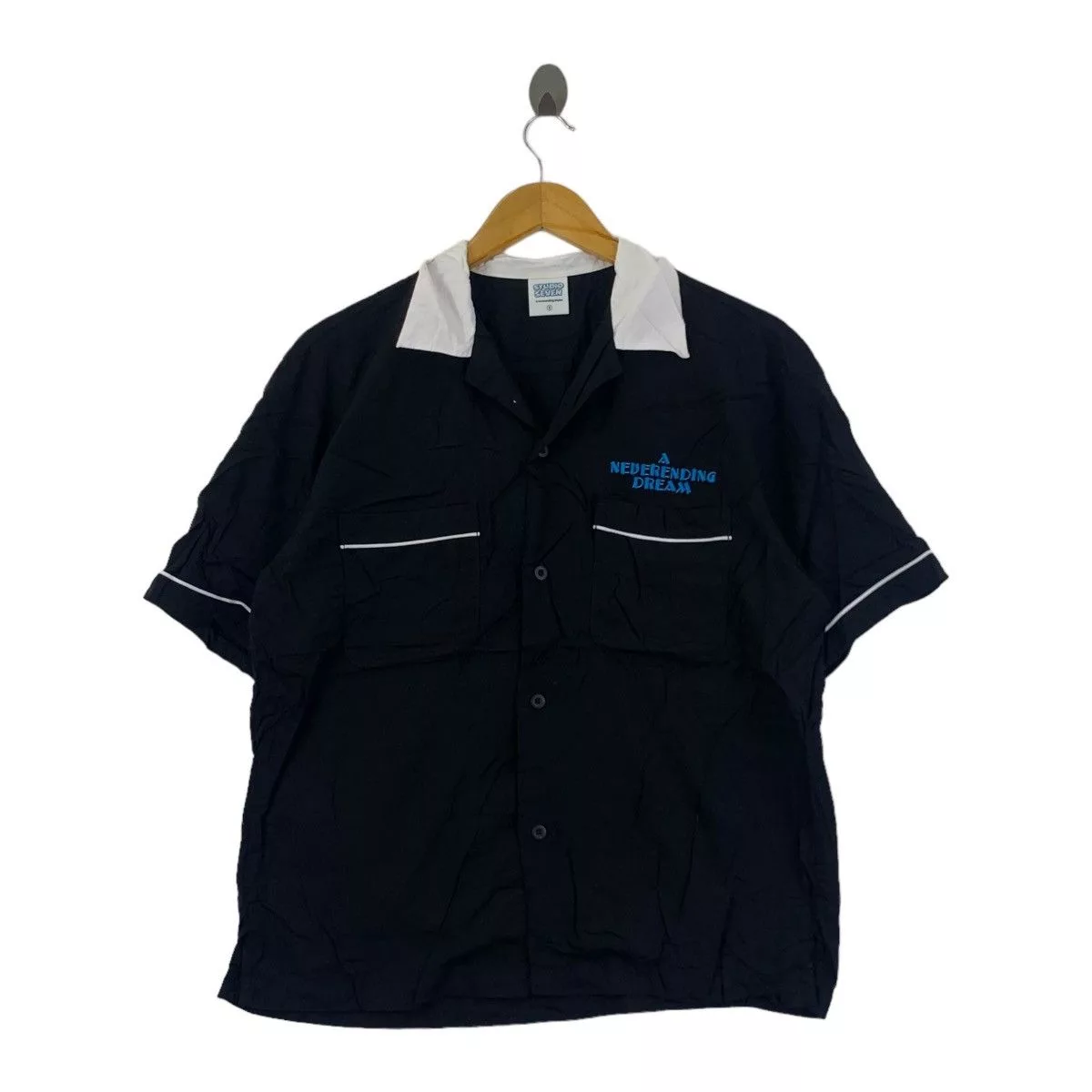 GU Short Sleeve T Shirts GU × Studio Seven GU x STUDIO SEVEN Never Ending Dream Casual Tee Shirt Black